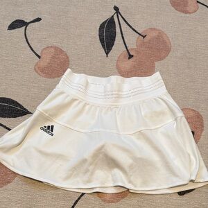 [Adidas] White Athletic Skort